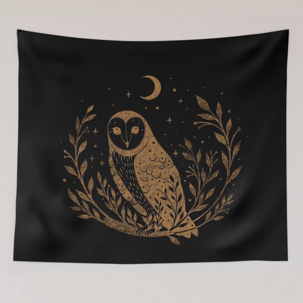 Item preview, Owl Moon- Gold designed and sold by episodicDrawing.