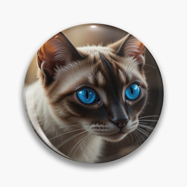 Artikelvorschau, Katze mit atemberaubend leuchtend blauen Augen entworfen und verkauft von InezPhotography.
