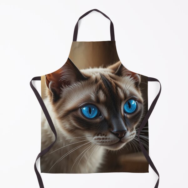 Item preview, cat with stunningly bright blue eyes designed and sold by InezPhotography.