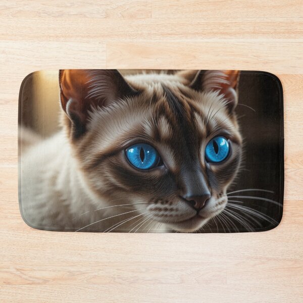 Item preview, cat with stunningly bright blue eyes designed and sold by InezPhotography.