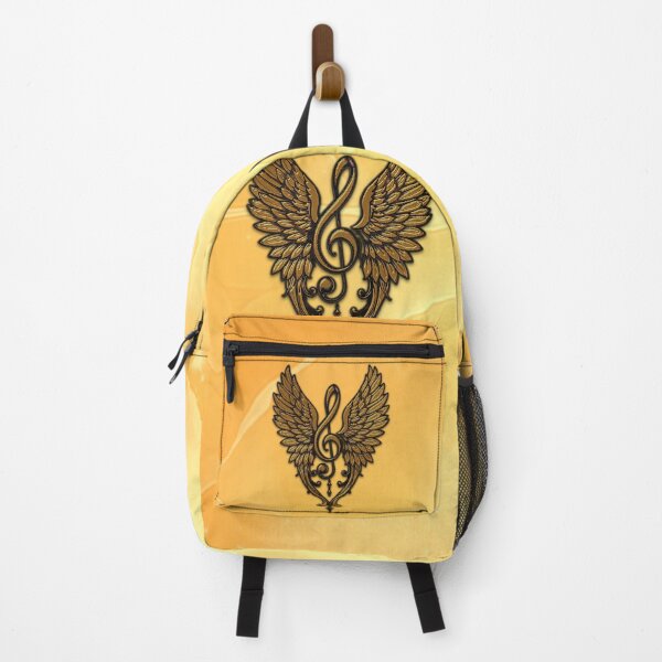 Item preview, The soul of the melody, a golden clef with wings designed and sold by nicky2342.
