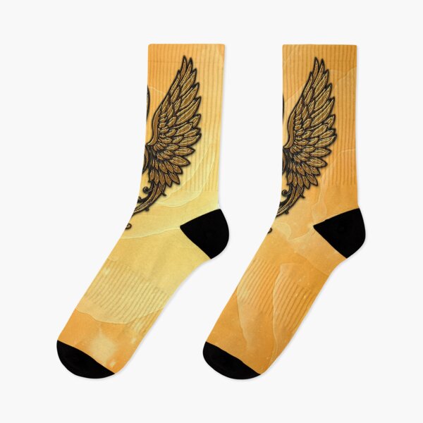 Item preview, The soul of the melody, a golden clef with wings designed and sold by nicky2342.
