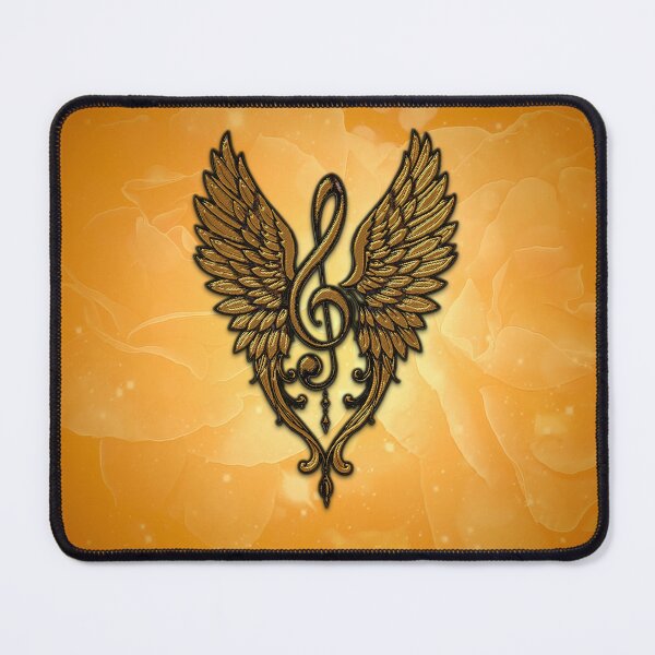 Item preview, The soul of the melody, a golden clef with wings designed and sold by nicky2342.