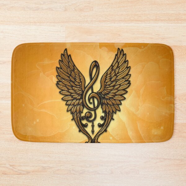 Item preview, The soul of the melody, a golden clef with wings designed and sold by nicky2342.