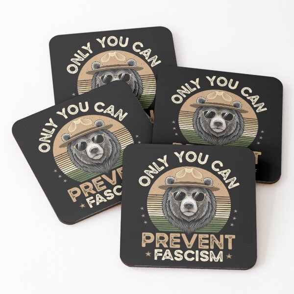 Item preview, Retro Vintage Graphic Bear Only You Can Prevent Fascism designed and sold by GrulkeNedrow.