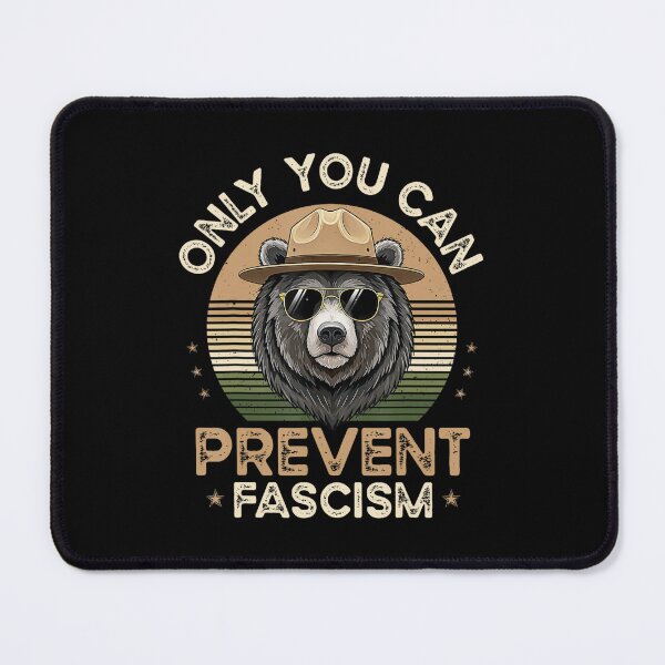 Item preview, Retro Vintage Graphic Bear Only You Can Prevent Fascism designed and sold by GrulkeNedrow.