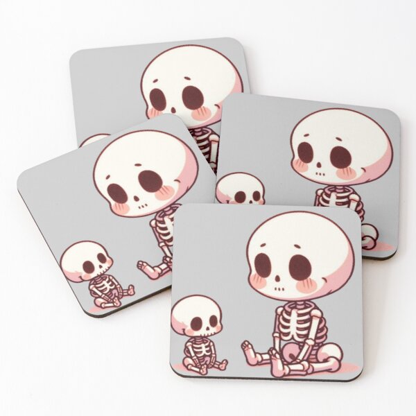 Item preview, Chibi Skeletons Chilling designed and sold by Lastsnoww.