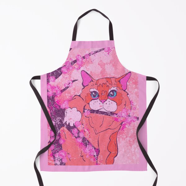 Item preview, cherry blossom cat designed and sold by crestfallenmermaid.