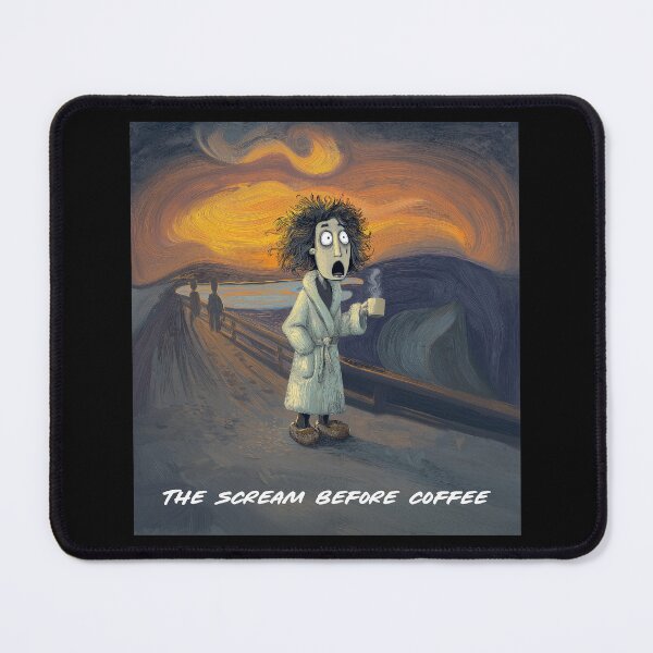 Item preview, The Scream before coffee designed and sold by Ramona-Gliga.