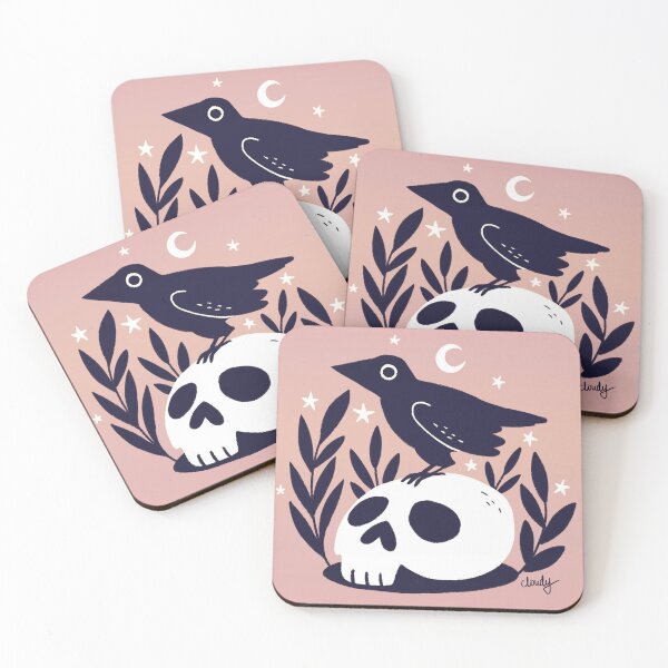 Item preview, Skull bird designed and sold by hellocloudy.