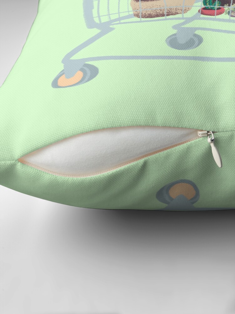 Thumbnail 2 of 4, Pillow, Plant friends designed and sold by hellocloudy.