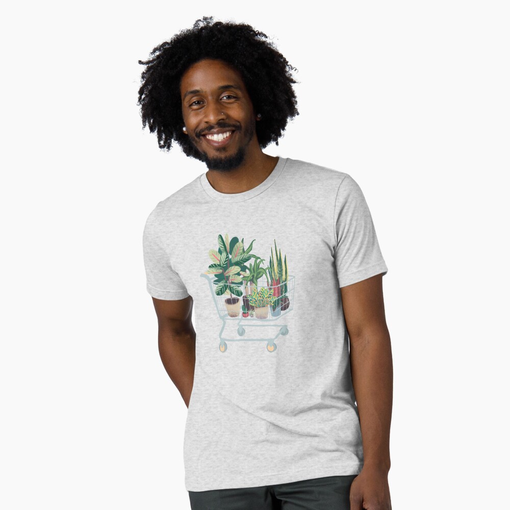 Vista previa del artículo con la obra «Camiseta de tejido mixto», diseñado y vendido por hellocloudy.