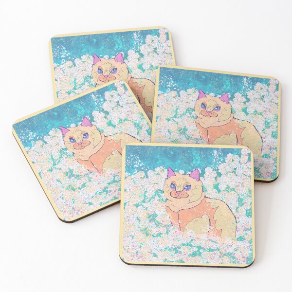 Item preview, springtime cat designed and sold by crestfallenmermaid.