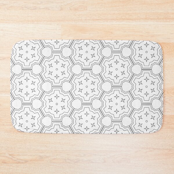 Item preview, Retro Art Deco Geometric Pattern 24.074.3 designed and sold by Space & Care - Art Deco GeoMetrica.