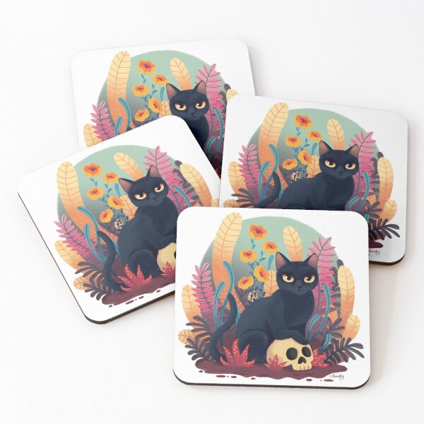 Item preview, Skull kitty designed and sold by hellocloudy.