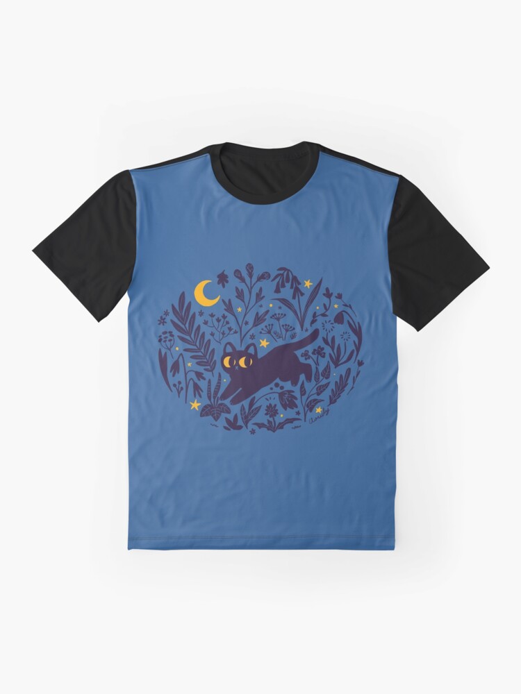 Imagen 4 de 5, Camiseta gráfica con la obra noche de verano, diseñada y vendida por hellocloudy.