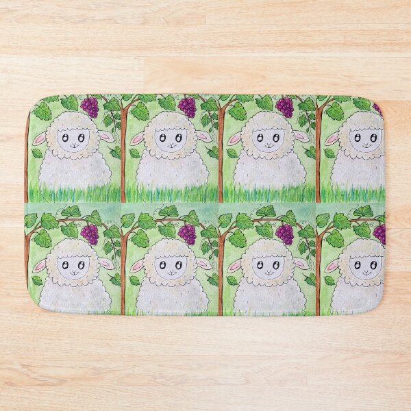 Item preview, Passover lamb under grape vine designed and sold by Paintedhues.