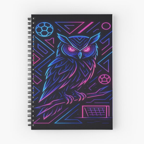 Item preview, Neon Owl: Cyber Football Fusion  designed and sold by AdAn-Aura.