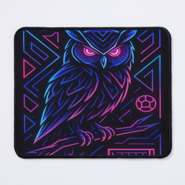 Item preview, Neon Owl: Cyber Football Fusion designed and sold by AdAn-Aura.
