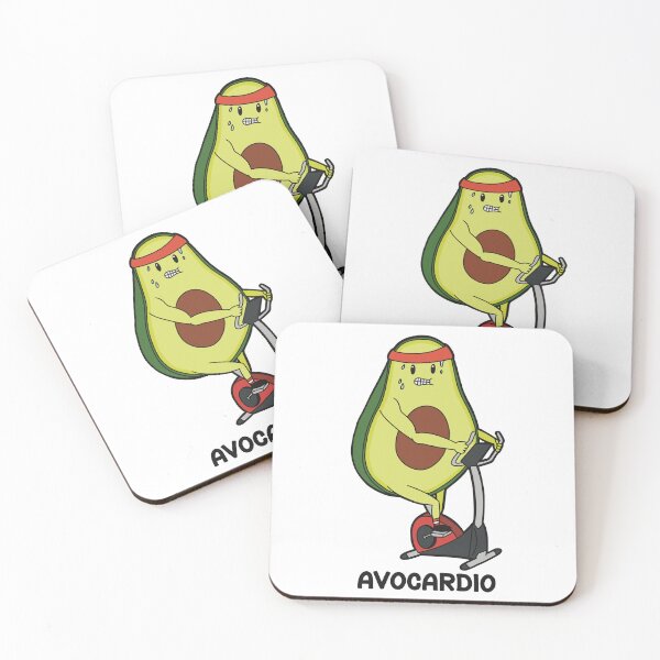Item preview, AVOCARDIO - avocado doing cardio designed and sold by madebyLemi.