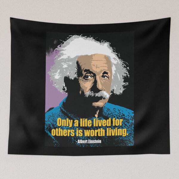 Item preview, "Only a life lived for others is worth living." -Albert Einstein designed and sold by Allen Peterson.