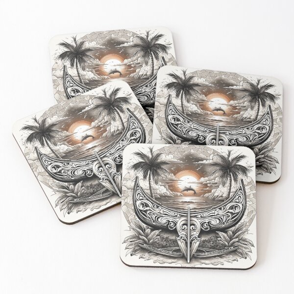 Item preview, Legends of the Sea: Canoe Spirit at Sunset designed and sold by DiiStyle.