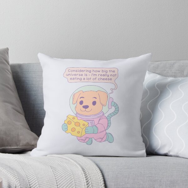 Item preview, Space Dog Existential Cheese Crisis designed and sold by Jess.a.creates.