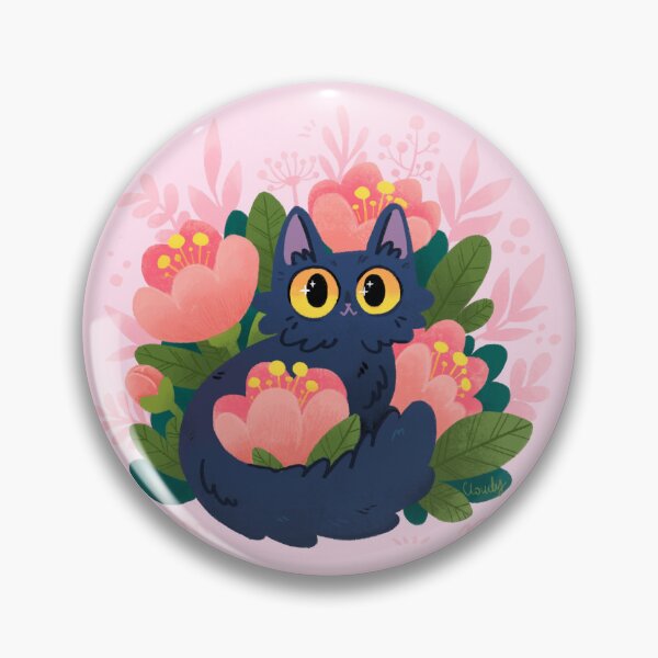 Item preview, Fluffy Flowercat designed and sold by hellocloudy.