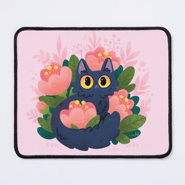 Item preview, Fluffy Flowercat designed and sold by hellocloudy.