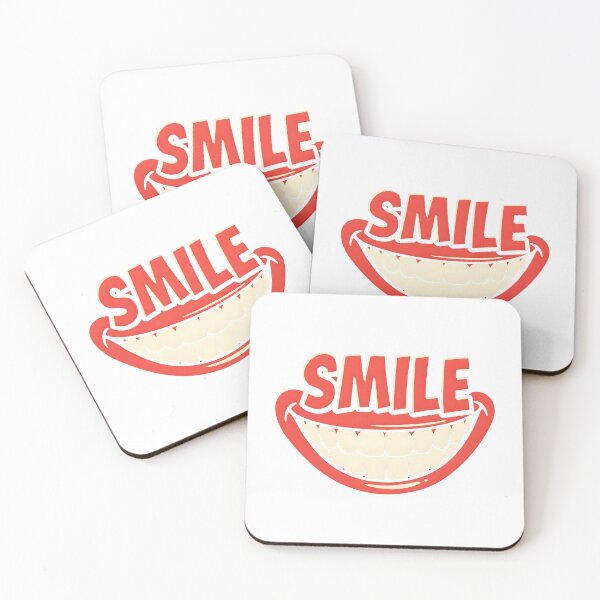 Item preview, Smiling Faces - Cartoonish Smile Statement Art designed and sold by Ink & Quip.