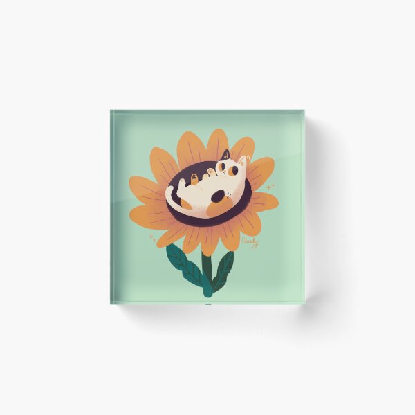 Item preview, Flowercat II designed and sold by hellocloudy.
