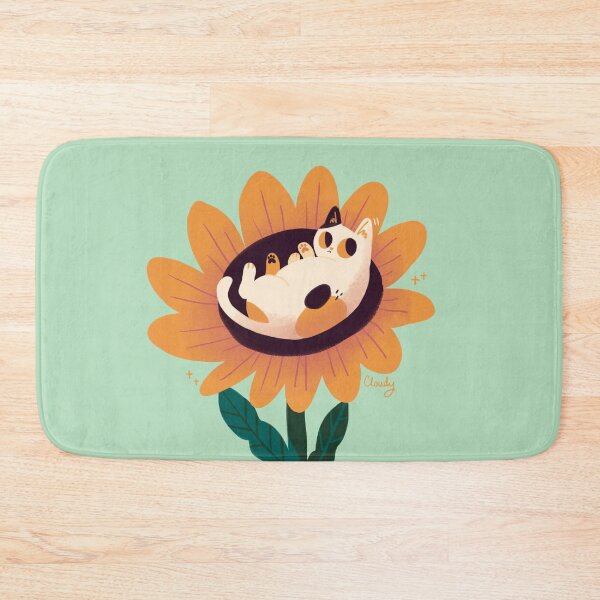 Item preview, Flowercat II designed and sold by hellocloudy.