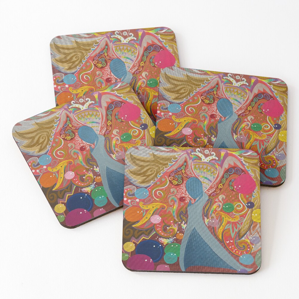 Item preview, Coasters (Set of 4) designed and sold by RabbitsOnChalk.