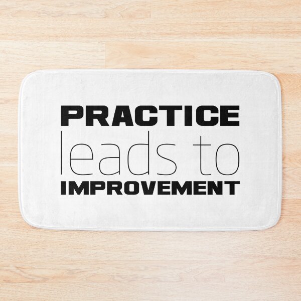 Item preview, Practice Leads to Improvement, Unique designed and sold by villacreativa.