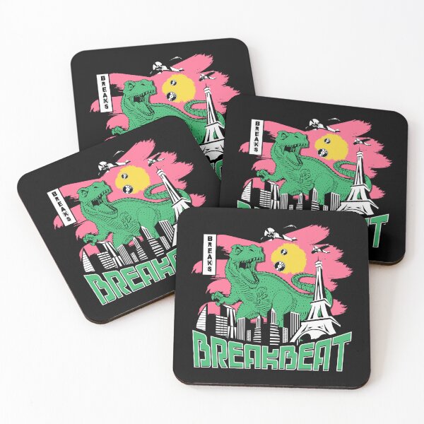 Item preview, BREAKBEAT - T.Rex Breaks City (pink)  designed and sold by Discothreadz.