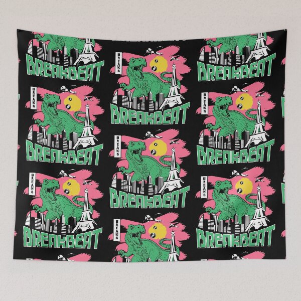 Item preview, BREAKBEAT - T.Rex Breaks City (pink)  designed and sold by Discothreadz.
