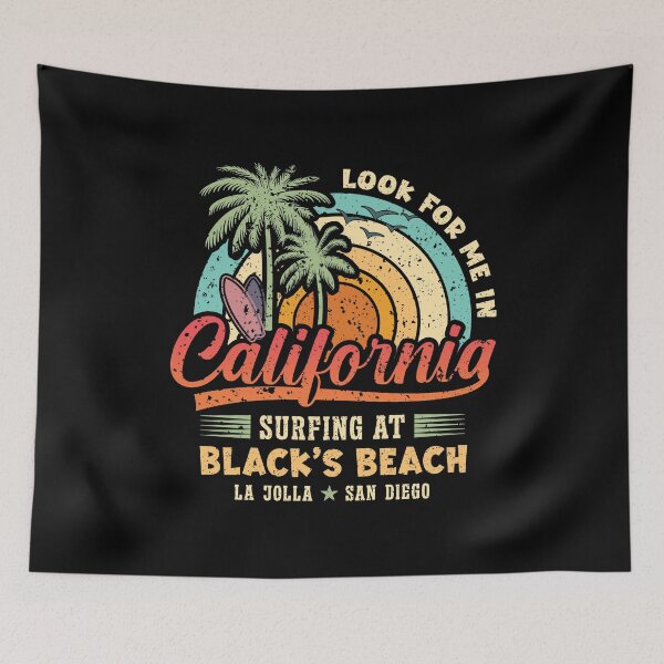 Item preview, Surf Blacks Beach Surfing La Jolla San Diego California designed and sold by eclecTEEq.