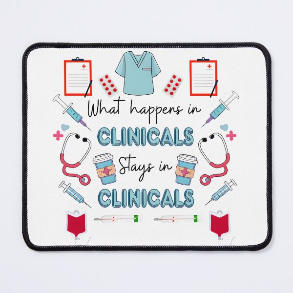 Item preview, Funny Clinicals Nursing School Humor designed and sold by BuxomBabe21.