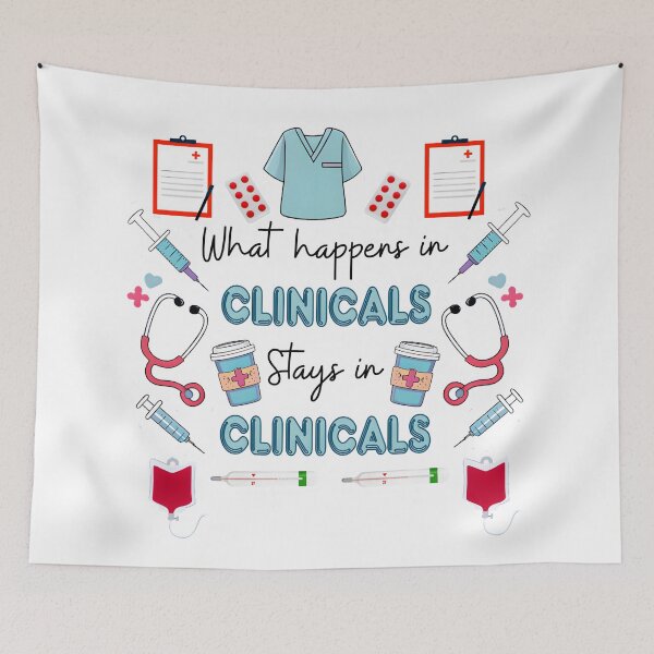 Item preview, Funny Clinicals Nursing School Humor  designed and sold by BuxomBabe21.