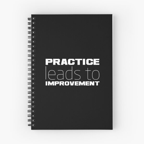 Item preview, Practice Leads to Improvement, Unique designed and sold by villacreativa.