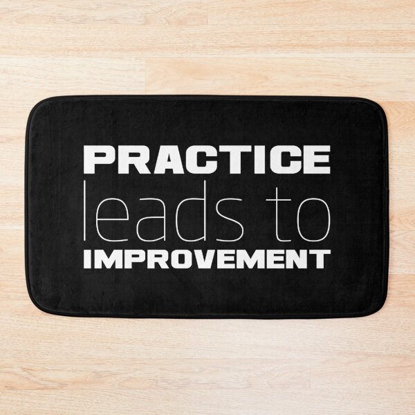 Item preview, Practice Leads to Improvement, Unique designed and sold by villacreativa.