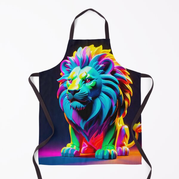 Item preview, Radiant Shiny Colourful Lion Figure designed and sold by GrizzlyCollective.