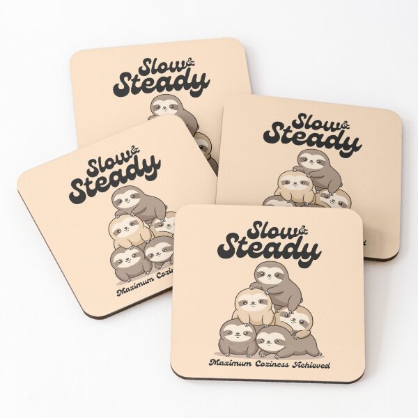 Item preview, Slow And Steady - Maximum Coziness Achieved designed and sold by The magic  Yellow bus.