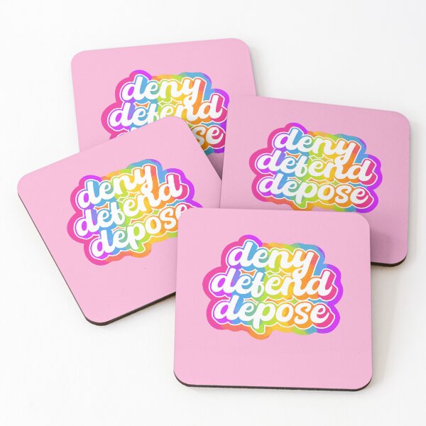 Item preview, deny defend depose designed and sold by crestfallenmermaid.