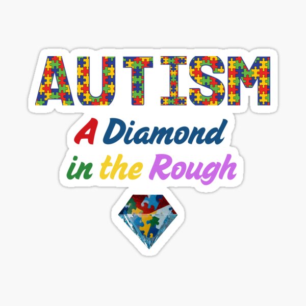 Item preview, Autism A Diamond in the Rough designed and sold by Gifts for Mom.