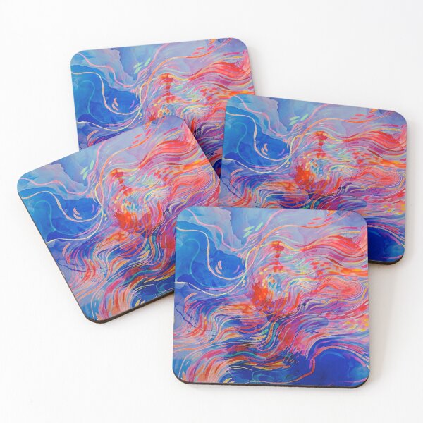 Item preview, Red Swirls Abstract designed and sold by ViaARTfactory.