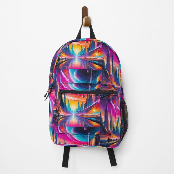 Item preview, Stroll on an Alien World – Futuristic Sunset Adventure designed and sold by GrizzlyCollective.