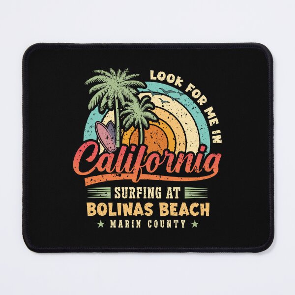 Item preview, Surf Bolinas Beach Surfing Marin County West Coast California designed and sold by eclecTEEq.