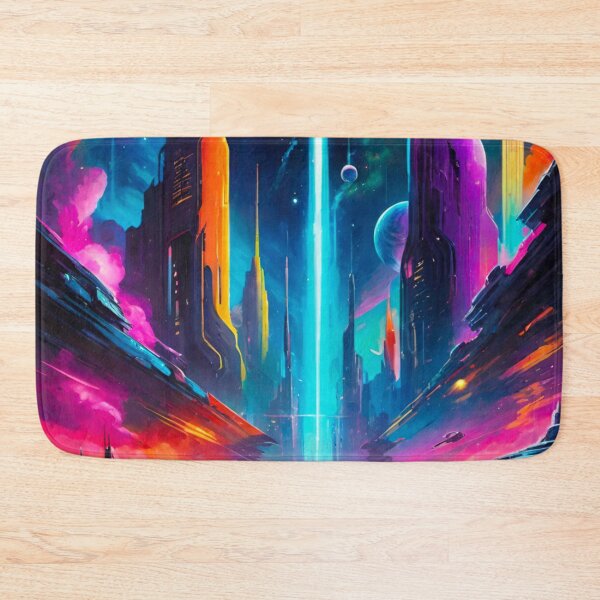 Item preview, Blue Light on a Foreign Planet – Surreal Cosmic Design designed and sold by GrizzlyCollective.