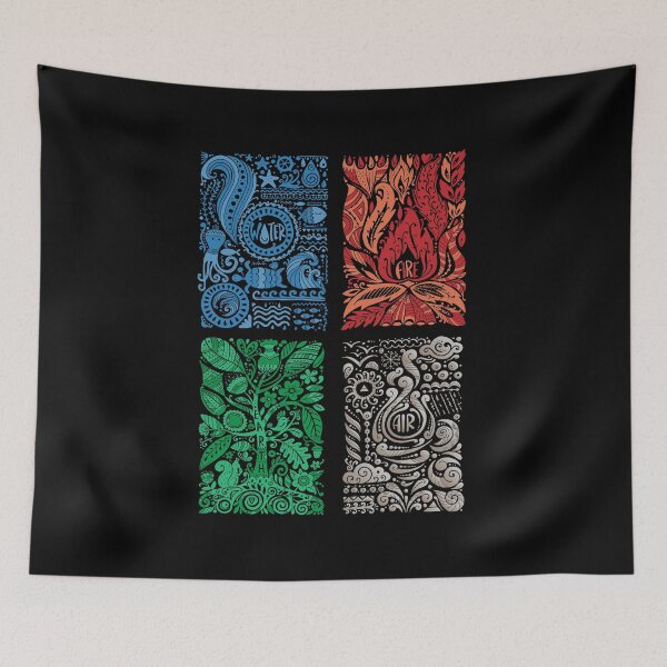 Item preview, The Four Elements of Nature designed and sold by KingersDesigns.